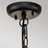 Wisząca lampa ogrodowa Cleveland CL8-S na łańcuchu IP44 postarzany brąz