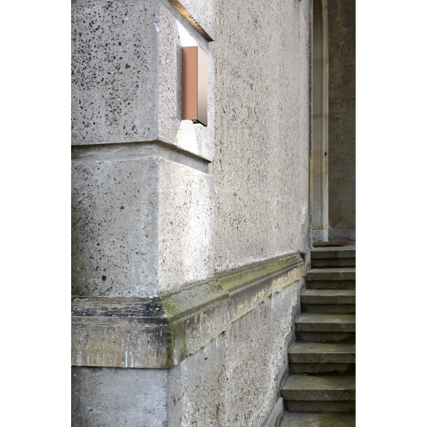 Zewnętrzny kinkiet ścienny Fold 2019051030 LED 10,4W 3000K IP54 miedziany