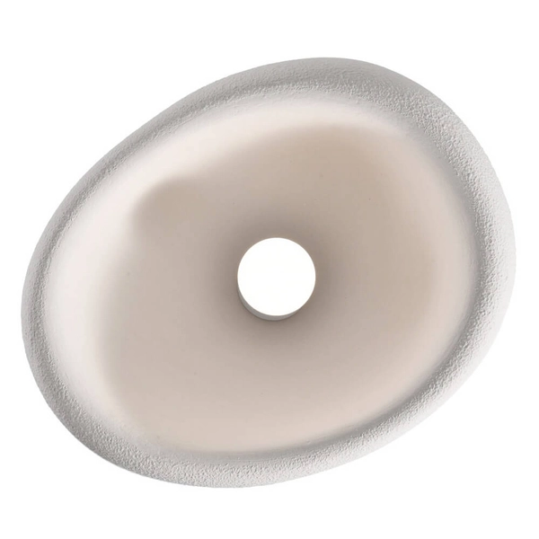 Sufitowa lampa kopuła STONE DN426-40C metalowa kamień biała