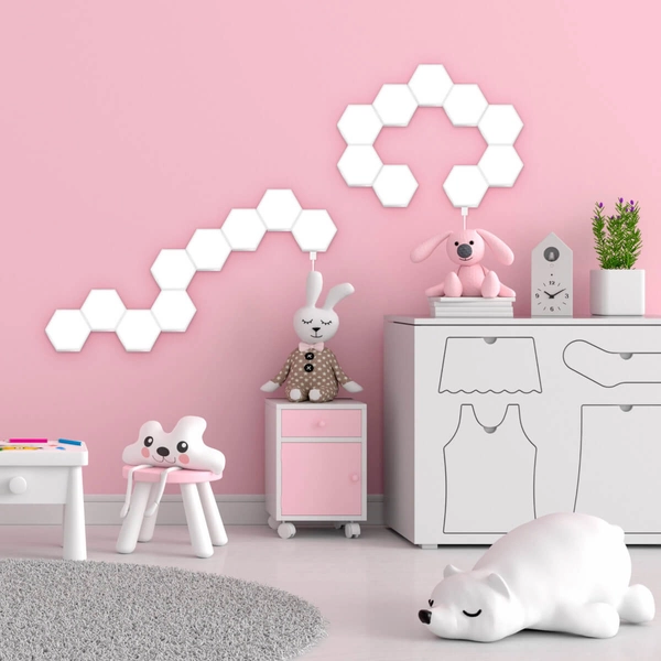 Dekoracyjna lampa ścienna MAYA LED 331458 LED 10W RGBW 9 sześcianów biała