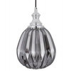 Lampa wisząca BAILEN LE41892 szklana zwis łezka chrom szara outlet