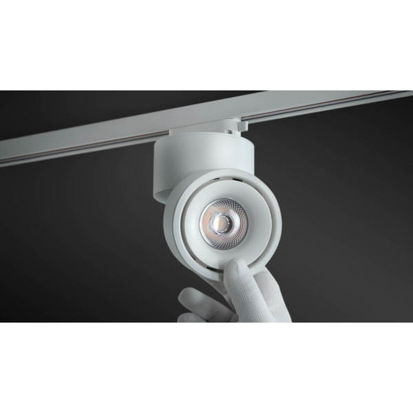 Lampa szynowa jednofazowa Yin TR084-1-15W3K-DW-DE LED 15W 3000K biały