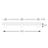 Przysufitowa lampa Mannari S230757205 Zumaline 16W 3000K +3xGU10 czarny