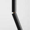 Czarna tuba Stick 1084PL_G1_L Aldex obrotowa sufitowa lampa minimalistyczna