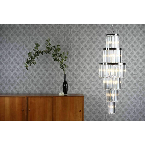 Żyrandol z kryształkami Angel ANG3308 Dar Lighting przezroczysta chrom