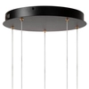 Lampa szklana wisząca BERLIANE 00430/21/60 LED 4W 2700W złota czarna