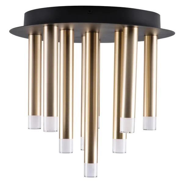 Lampa sufitowa metalowa Glam 326645 na korytarz czarna złota