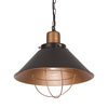 Czarna lampa wisząca Garret 6443 metalowa na łańcuchu do salonu
