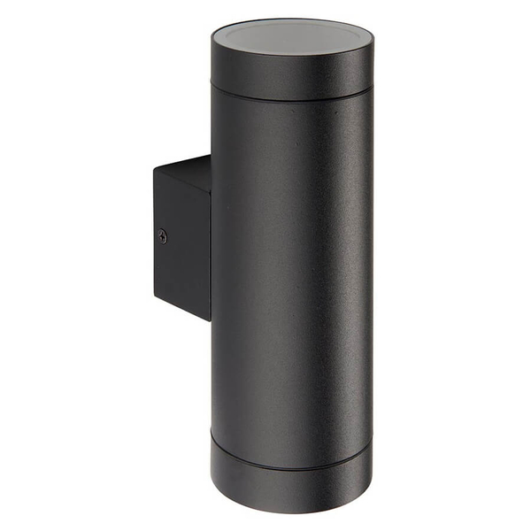Łazienkowa lampa ścienna góra-dół Palin XL 98438 tuba metalowa IP44 czarna