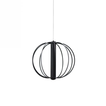 Druciana lampa wisząca do salonu CAMELIA LED 41W 3000K AZ6779 różowa złota aluminiowa