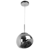 LAMPA wisząca PARMA 316288 Polux loftowa OPRAWA szklany zwis srebrny