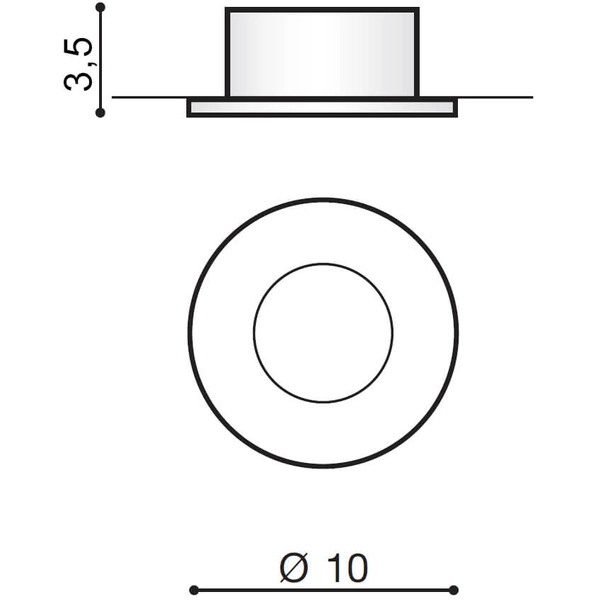 Lampa podtynkowa Oscar AZ1714 IP44 łazienkowa biała