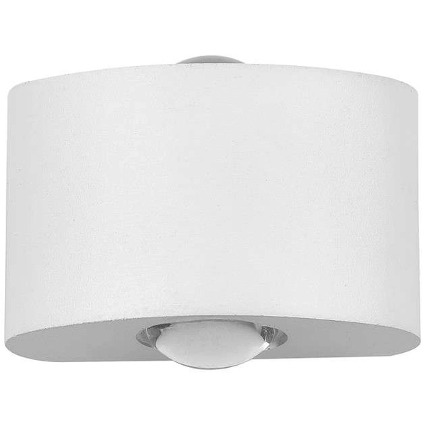 Elewacyjna LAMPA ścienna GILBERTO PL-260W Italux metalowa OPRAWA ogrodowa LED 2W 3000K kinkiet zewnętrzny IP54 biały