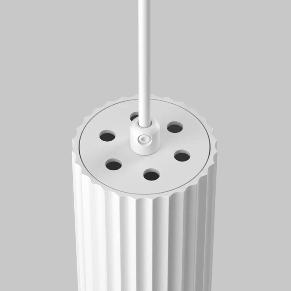 Minimalistyczna sufitowa lampa Calipso P106PL-01-GU10-W tuba biała