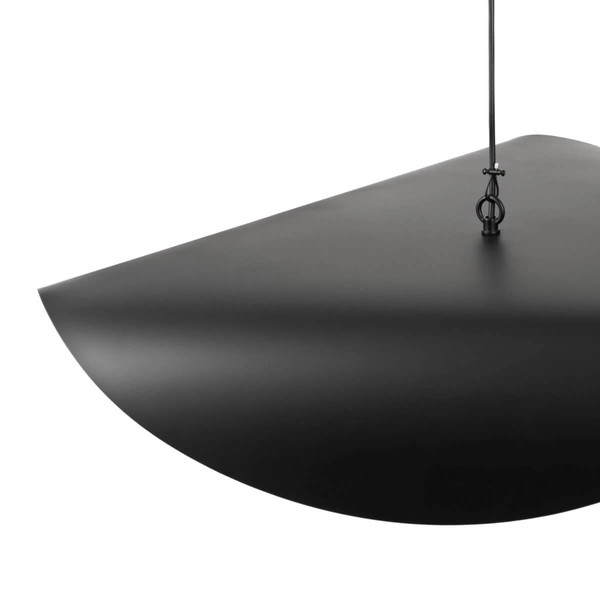 Wisząca lampa ENZO ST-F22020601-D80 black szklana kula czarny złoty