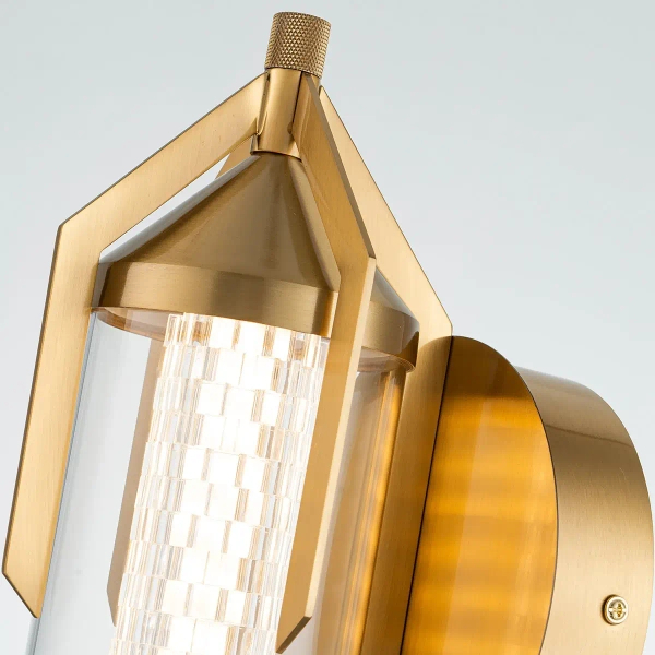 Łazienkowy kinkiet tuba Espada QN-ESPADA-1W-BG LED 18W 3000K IP44 złoty