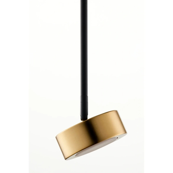 Lampa wisząca złota czarna BAR regulowana 1xGx53 reflektorek 41645