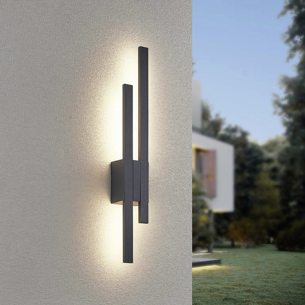 Elewacyjna lampa ogrodowa LETRA  DL242221460 LED 9W 3000K IP54 grafitowa