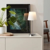 Stołowa lampka nocna Kasha 94874/05 dotykowa chrom biała