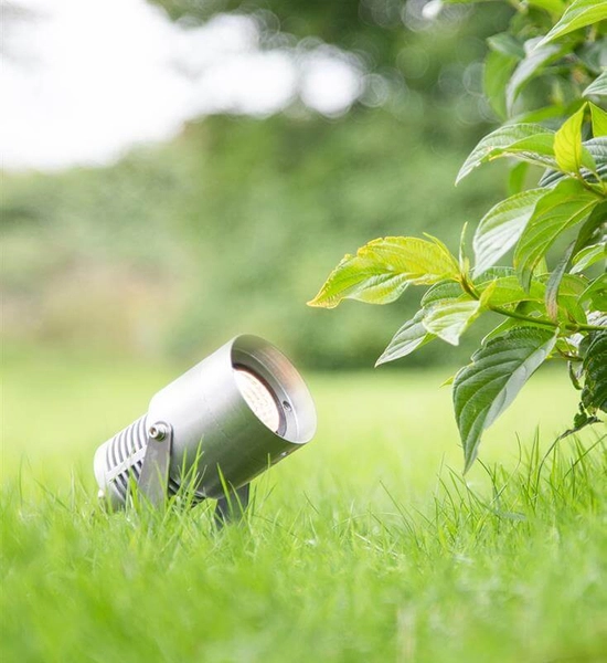 Metalowy spot ogrodowy Garden gruntowy LED 3W 3000K aluminium