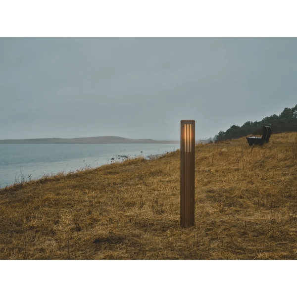 Lampa stojąca do ogrodu ALUDRA 2118038261 IP44 słupek brązowy