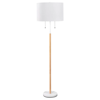 Stojąca lampa podłogowa Fogo LP-0304/2F WH Light Prestige do salonu biała