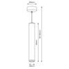 Lampa wisząca Porter ML8869 pojedyncza do salonu biała