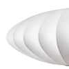 Wisząca lampa SILK ST-2328-50 Step Into Design owalna tkanina biała