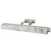 Lampa ścienna Winchfield WINCHFIELD-PLL-PN-WM nikiel biały marmur