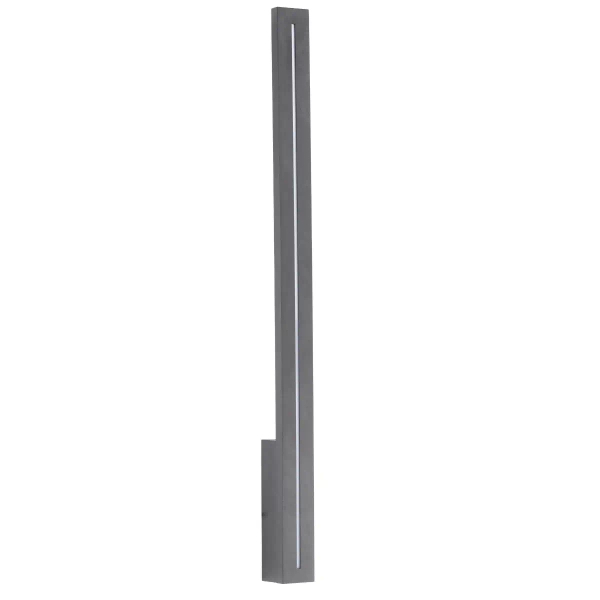 Liniowa lampa zewnętrzna ścienna Linea S 18175 LED 3000K IP65 szary