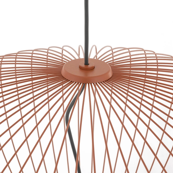 Metalowa lampa wisząca PUMPKIN 11495 druciana terakota