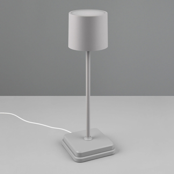 Stołowa lampka ściemniana Fernandez R54096177 LED IP54 1W 2700-600K biały