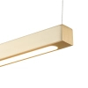 Lampa wisząca minimalistyczna BEAM ST-8960-L80 złota żelazna LED 8W 3000K nad wyspę liniowa