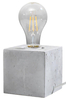 Stojąca LAMPKA betonowa ABEL SL.0683 stołowa LAMPA kostka szara
