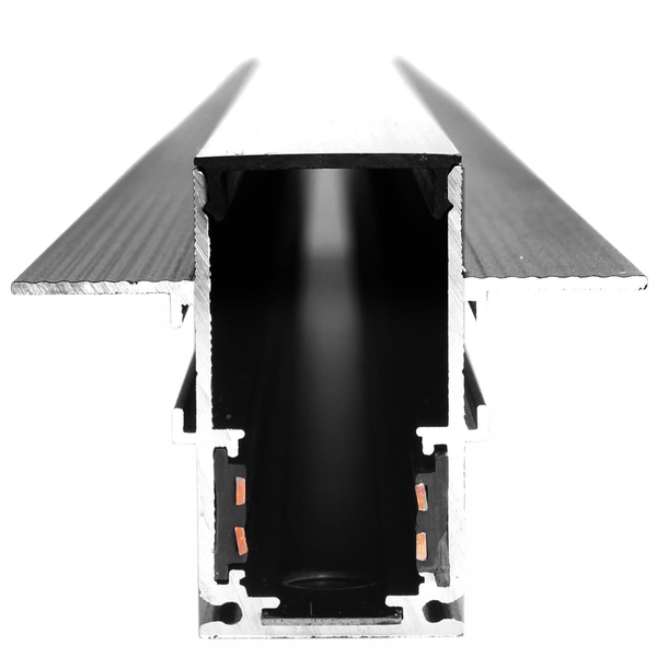 Magnetyczna szyna podtynkowa 457 Domeno LED metalowa czarna