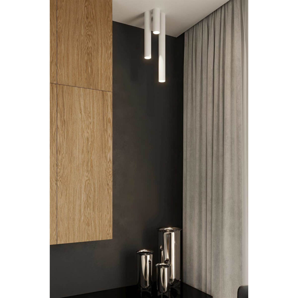 Metalowa lampa sufitowa SL.0996 salonowy dwonlight biały