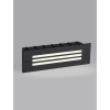 Prostokątny zewnętrzny kinkiet SORELIO LE75316 LED 6W 3000K IP65 czarny