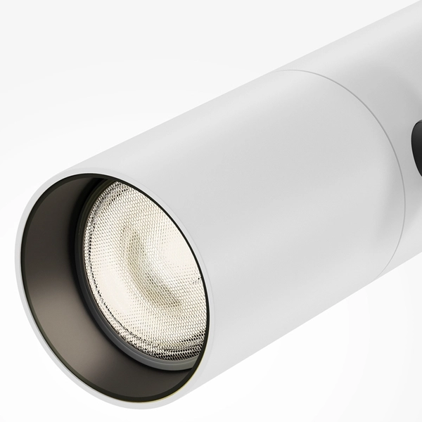 Lampa do szyny magnetycznej Elti TR005-2-12W3K-BW LED 12W 3000K tuba biała czarna