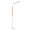 Drewniana lampa stojąca Norris 445210131 LED 14W 3000K z wtyczką biała