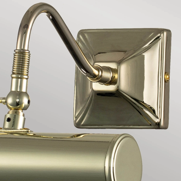 Kinkiet LAMPA ścienna PICTURE LIGHTS PL1-10-PB Elstead klasyczna OPRAWA nad obraz metalowa galeryjka polerowany mosiądz