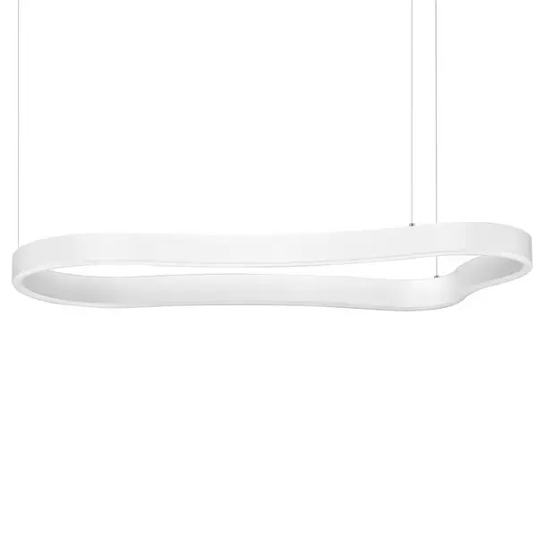 Liniowa lampa wisząca VELBANO LE45414 LED 52W 3000K pierścień biały