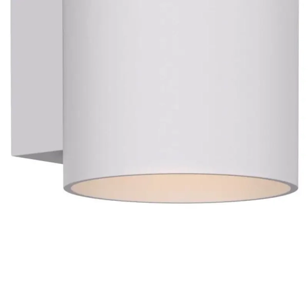 Kinkiet do salonu Sola 91060-N Zumaline tuba ścienna do gabinetu biała