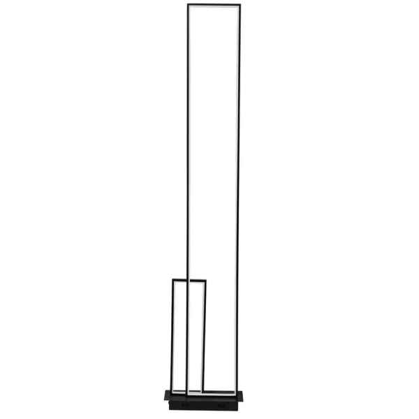 Podłogowa lampa metalowa JURENZO LE45480 LED 45W 3200K czarna