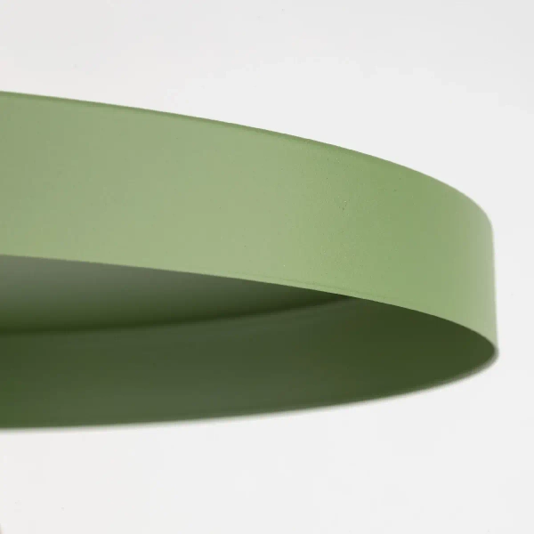 Wisząca lampa do jadalni Sila 10761 dysk zwis zielony