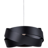 Metalowa lampa wisząca Tornado 1114 Zumaline nad stół czarna