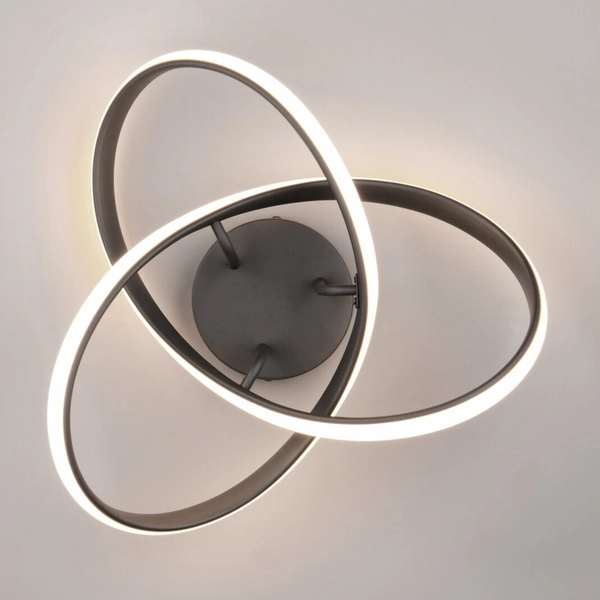 Nowoczesna lampa przysufitowa AZELRIA DL132-62101 LED 15W 3000K czarny