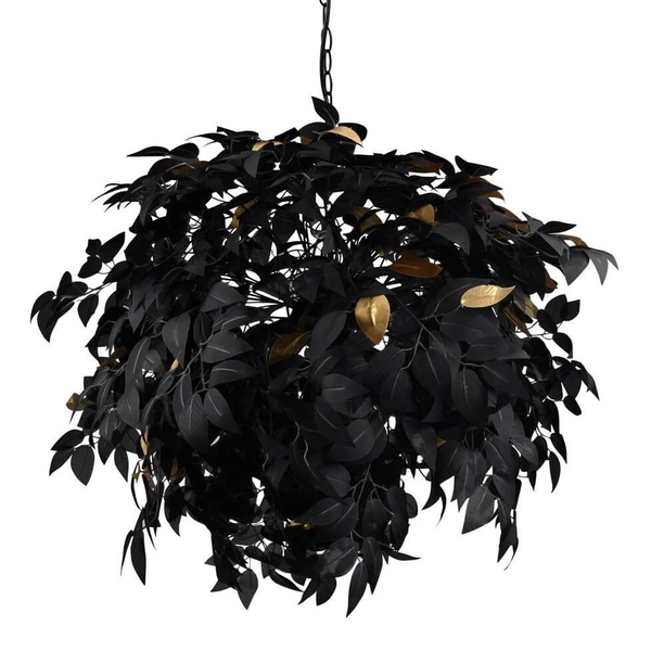 Dekoracyjna lampa wisząca Leavy R10464032 RL Light gałązki czarny