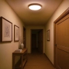 Skandynawska sufitowa lampa Orinoko ML1840 LED 36W 4000K brązowa