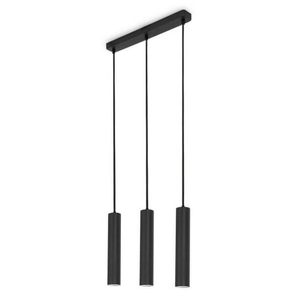 Lampa wisząca na belce Spoti ABR-ZLW3T-C Abruzzo sople czarna