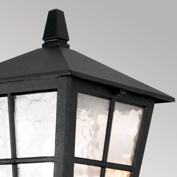 Kinkiet ścienny Canterbury BL46M-BLACK Elstead styl angielski lampion czarny